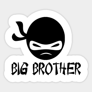 Ninja Big Brother Sticker